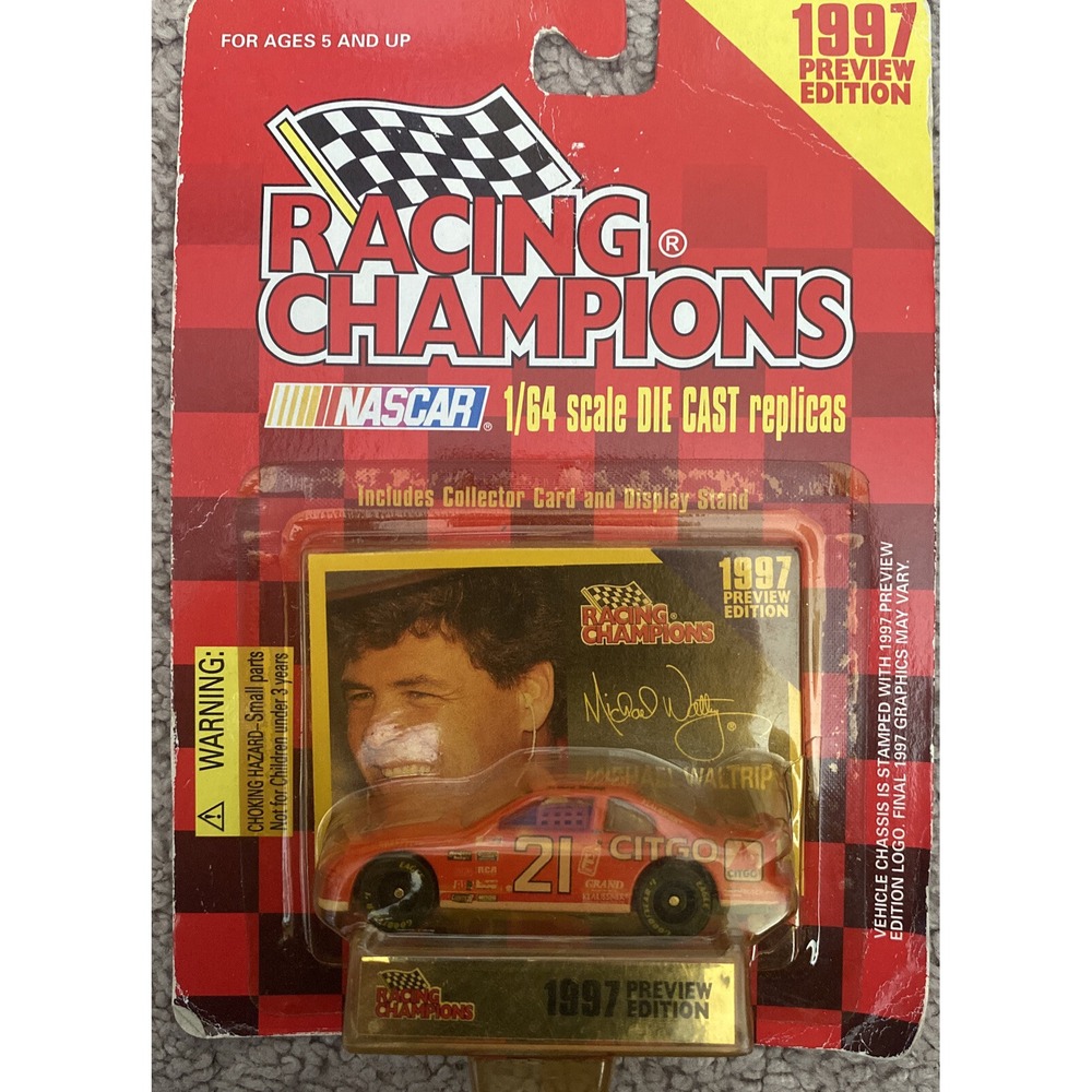 Michael Waltrip 21 Citgo Wood Bros 1997 Racing Champions Ford Thunderbird NASCAR